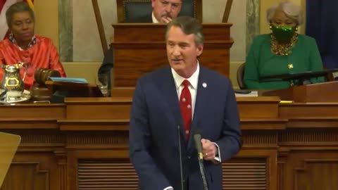 Virginia Gov. Younkgin Touts Executive Orders Banning Mask Mandates, CRT In Speech To Joint Assembly