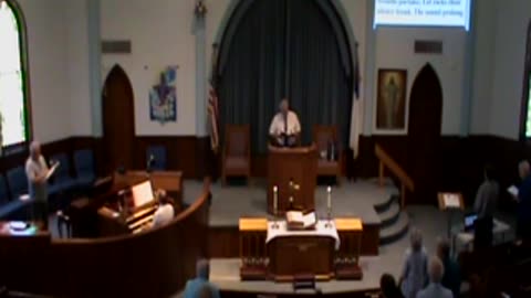 July 7, 2024, First Baptist Church, Loudonville, Ohio offering and second hymn