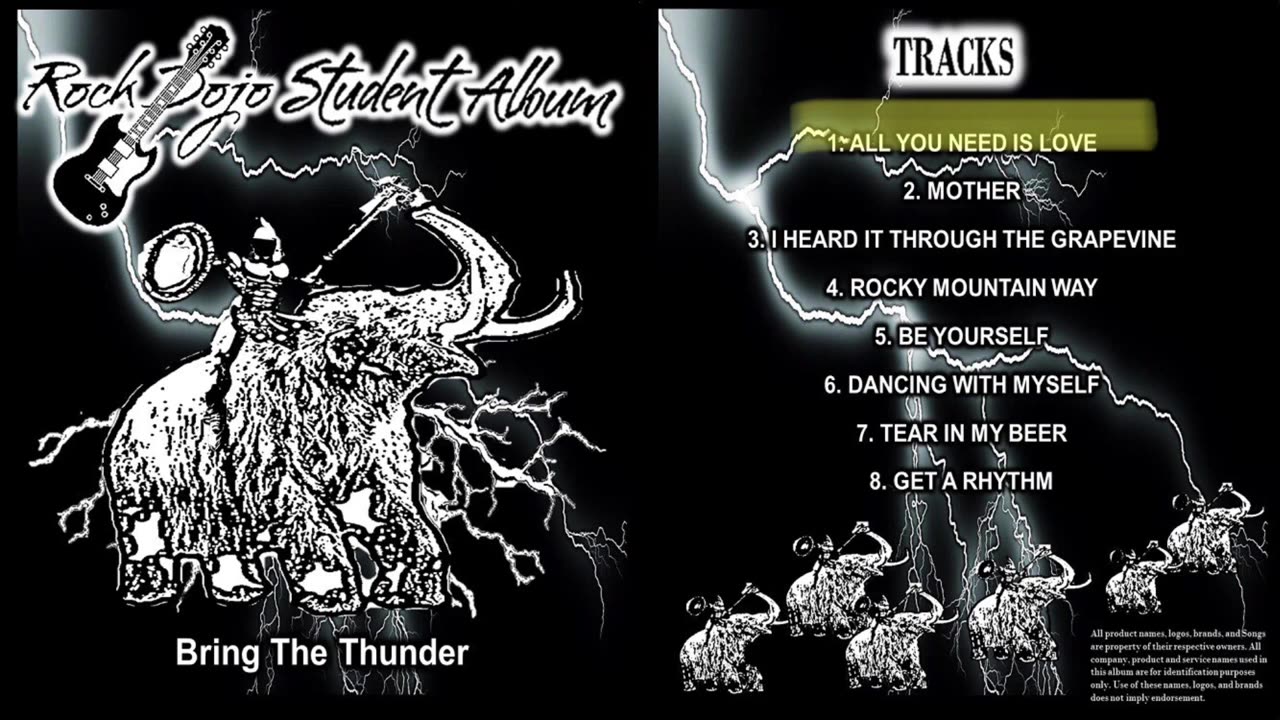 Rock Dojo Student Album #24 “Bring The Thunder”: All You Need is Love (The Beatles Covers) Track 1