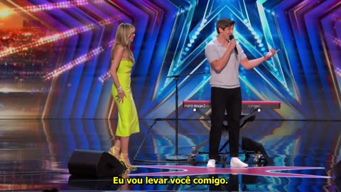 O bombeiro Trent Toney canta uma original para sua ex-esposa no AGT | AGT 2023