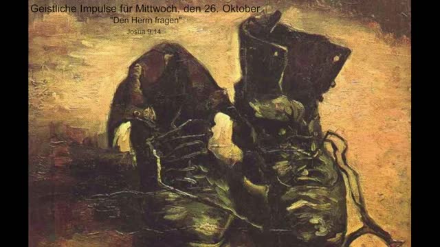 Geistliche Impulse für Mittwoch, den 26. Oktober