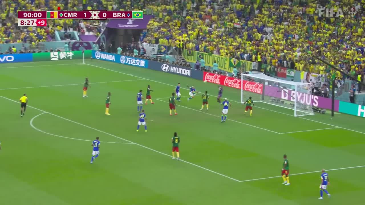 Dramatic late winner! Cameroon v Brazil FIFA World Cup Qatar 2022