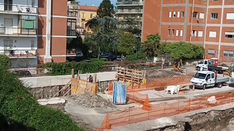 Costruzione di un parcheggio interrato pertinenziale