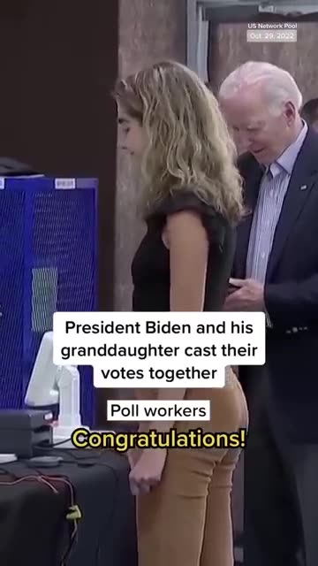 President #Biden And His Granddaughter