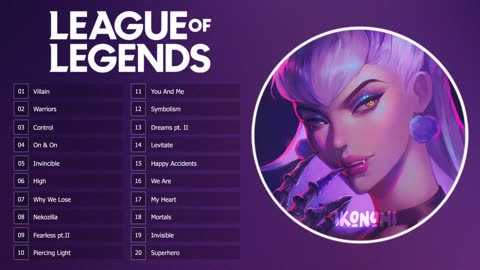 I could play league of legends all day with the tracks on this playlist!