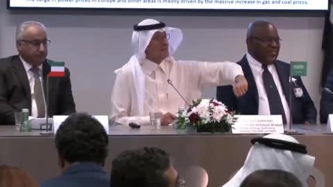 Saudi Energy energy minister refuses to answer questions from #Reuters