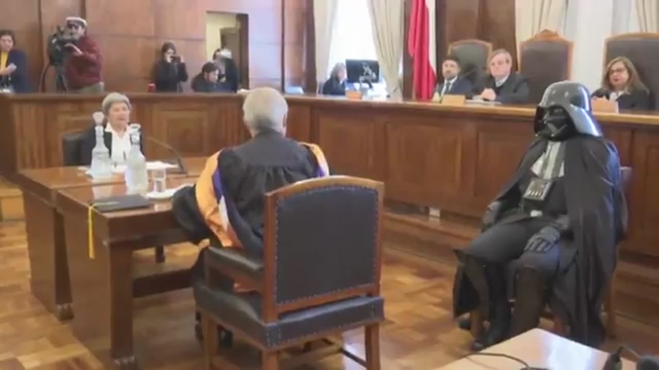 Darth Vader é "julgado e condenado" por seus crimes em tribunal do Chile