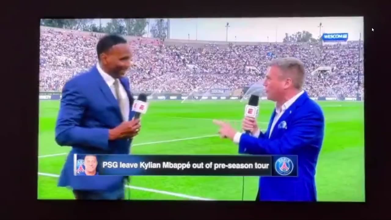 ESPN FC's Shaka Hislop Collapses on Live TV During Real Madrid vs. AC Milan Match