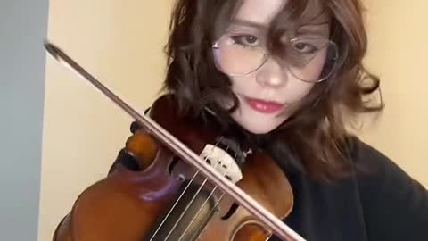 Violin playing