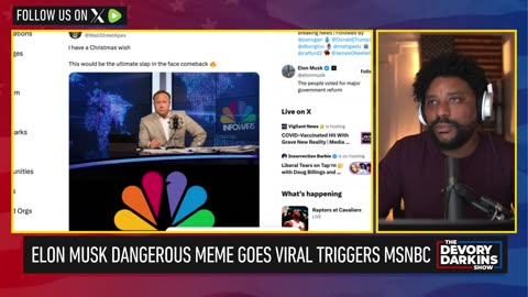 DeVory Darkins - Elon Musk VIRAL MEME Sparks MSNBC Meltdown