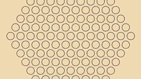 Circles growing in place