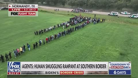 Human smuggling at the southern border is running rampant.