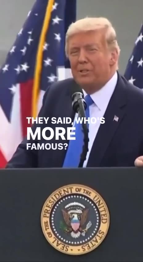 I'm not the most famous person in the World