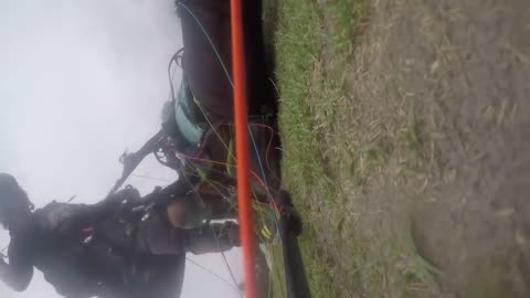 Scared Man Goes Paragliding