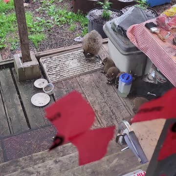 More apples, more raccoons and counting babies | June 24th, 2023 | #shorts