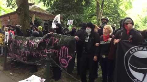 June 4 2017 Portland 1.5.1 Antifa shows up