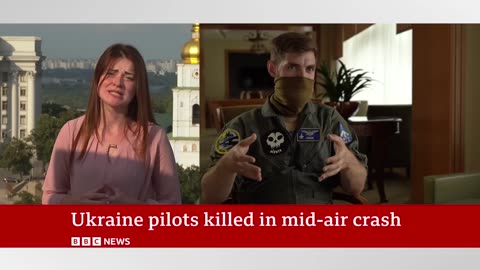 Ukraine war: Fighter ace and two other pilots killed in mid-air crash - BBC News
