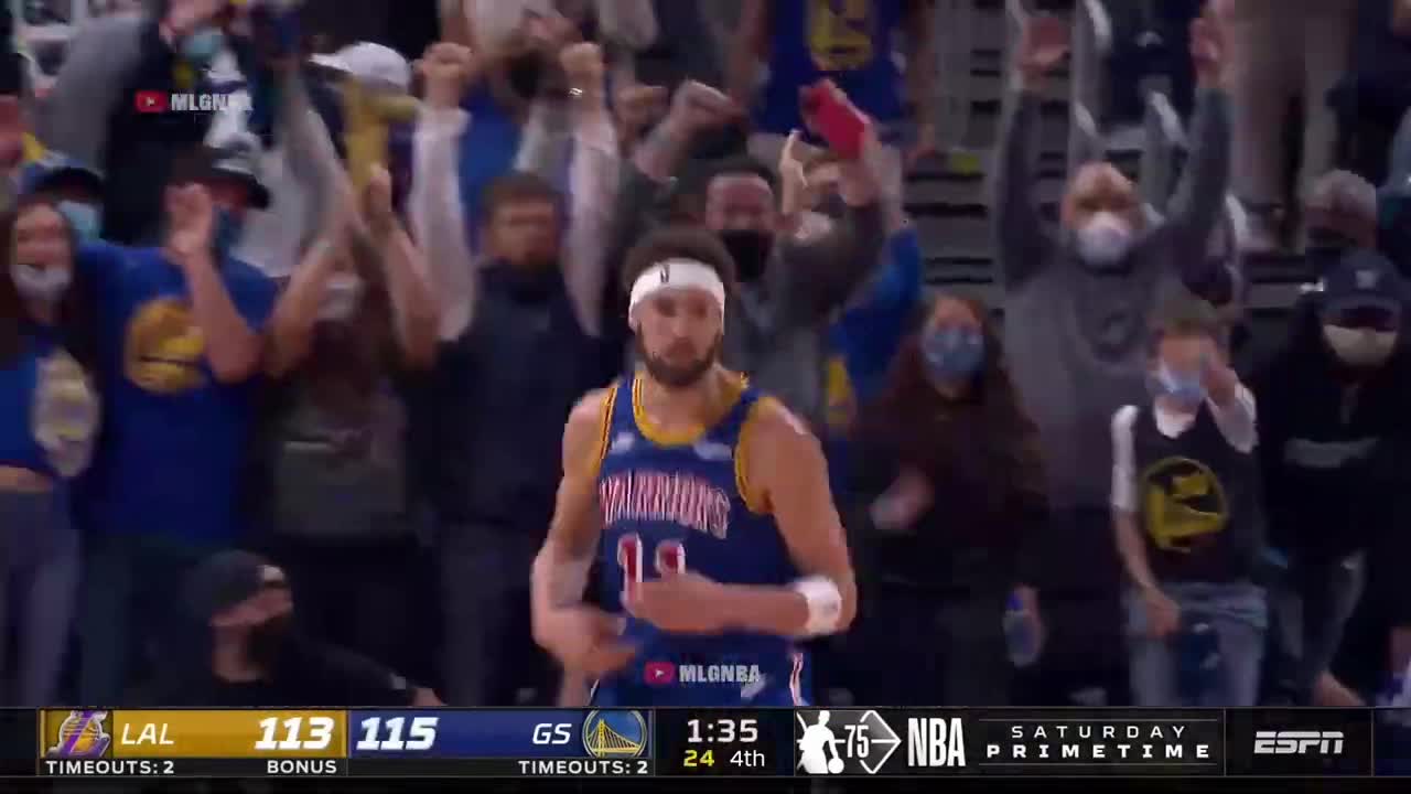 Klay Is Back In His Prime And Destroyed The Lakers With Clutch Threes