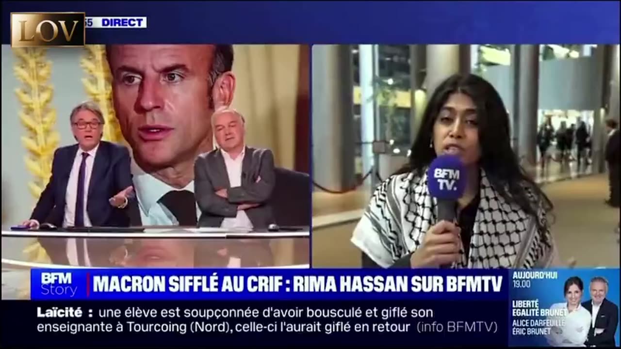 Rima Hassan vs BFMTV💩 - 7 Ottobre 2024 (Oscurato in Italia da nazitube)