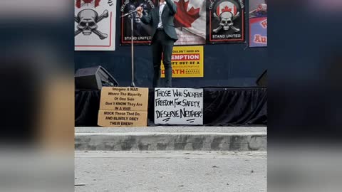 16 year old speaks out against the Canadian tyrannical government