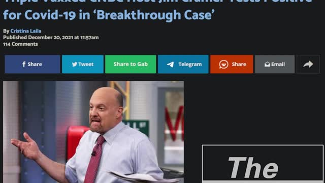 Jim Cramer Tests Positive For Rona