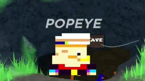 I made Popeye In Pixel Art Transform!!![Roblox]