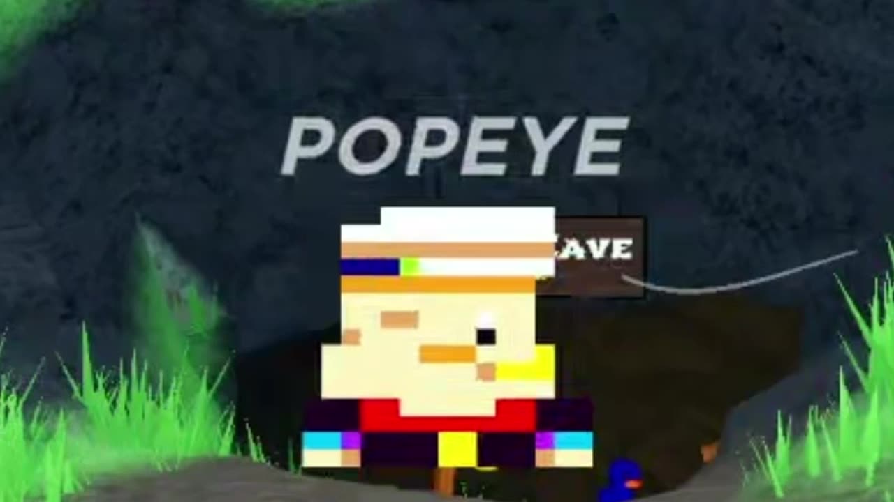 I made Popeye In Pixel Art Transform!!![Roblox]