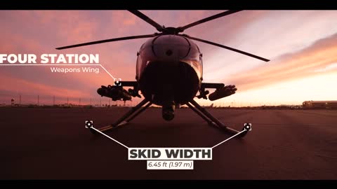 MD 530G Scout Attack Helicopter