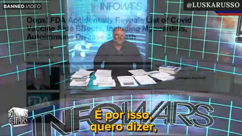 JORNAL INFOWARS RELATA SOBRE AS VACINAS EM 2021