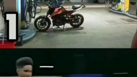 First or second 😂 - Motorcycle tricks