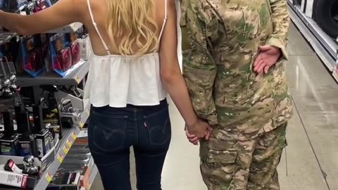 Surprise military reunion