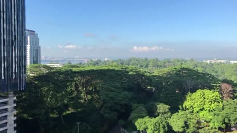 Amazing Malaysia - Malaysia sky scenery - on the road KL to Johor Bahru