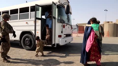 Evacuation in Afghanistan with support from the 16th Military Police.