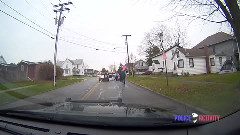 Video Shows Shootout Between Suspect and Police During Traffic Stop in Bucyrus, Ohio