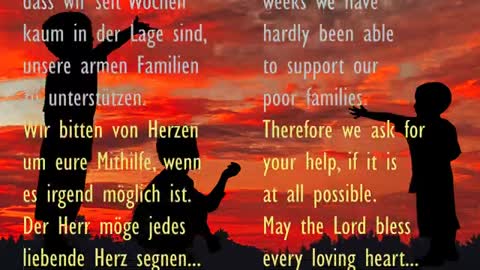 Bitte, helft uns zu helfen ❤️ Please, help us to help