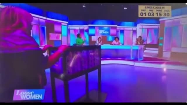 So this happened on Loose Women this morning...
