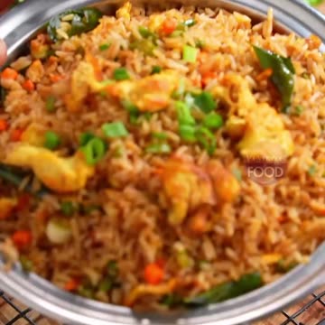 South indian street food style EGG FRIED RICE.