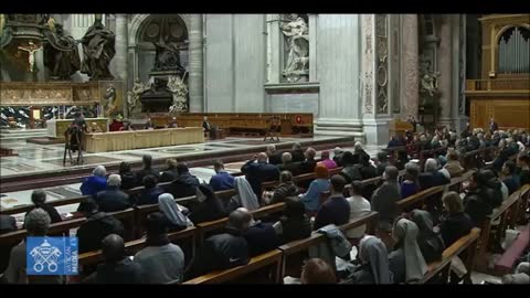 La Basilica di San Pietro convertita in una sala conferenze,non è più una chiesa cristiana per la sua profanazione e sconsacrazione avvenuta il 4 ottobre 2019 adorando l'idolo pagano Pachamama da Bergoglio,vescovi e cardinali..