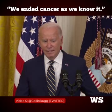 “We ended cancer as we know it.”