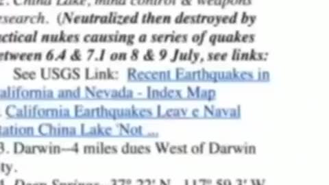 CHINA LAKE CHILDREN TUNNELS PART 1