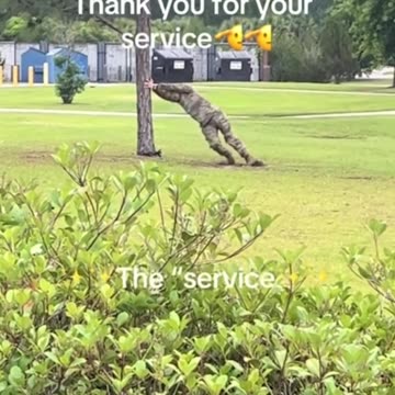 The military broke him...