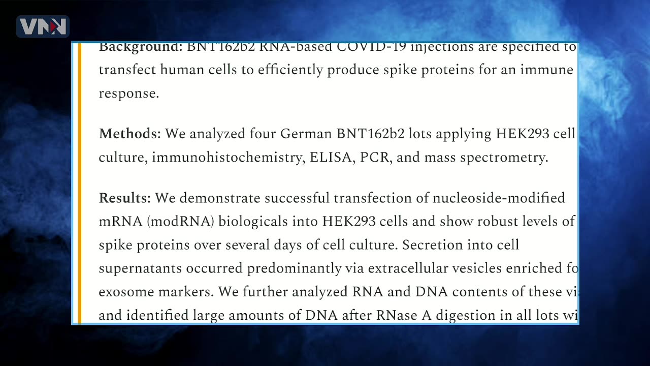 COVID jab confirmed to have DNA impurities, and scientists worldwide now calling for their removal