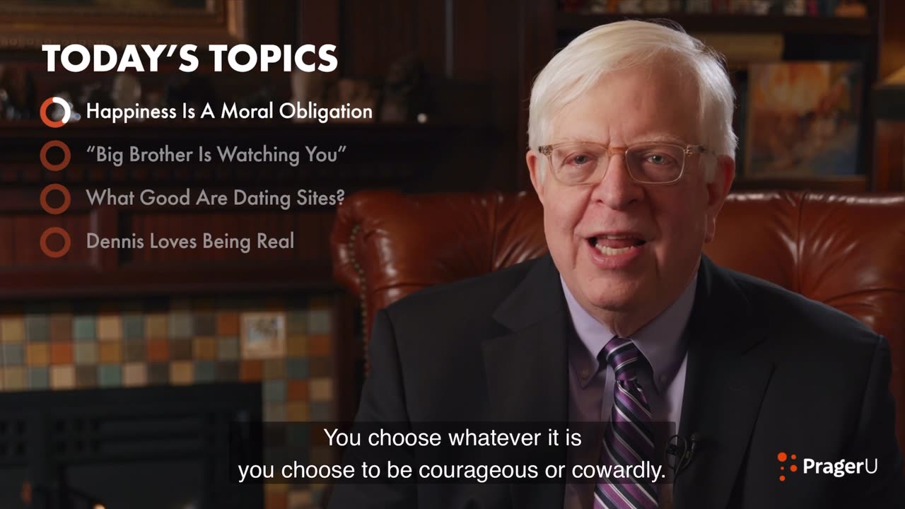 Dennis Prager Fireside Chat #326 You’re only as happy as your least happy child. Wrong