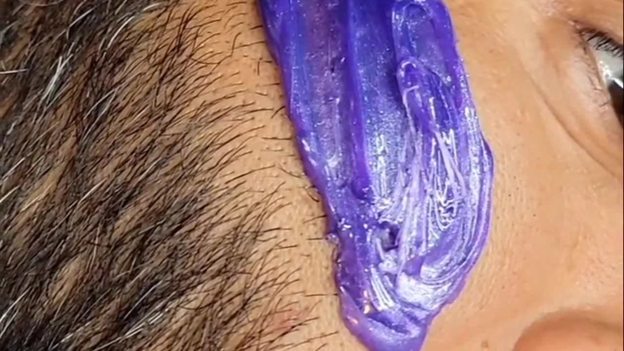 Beard Cleanup with Sexy Smooth Hypnotic Purple Seduction Hard Wax by @_mich.esthetics