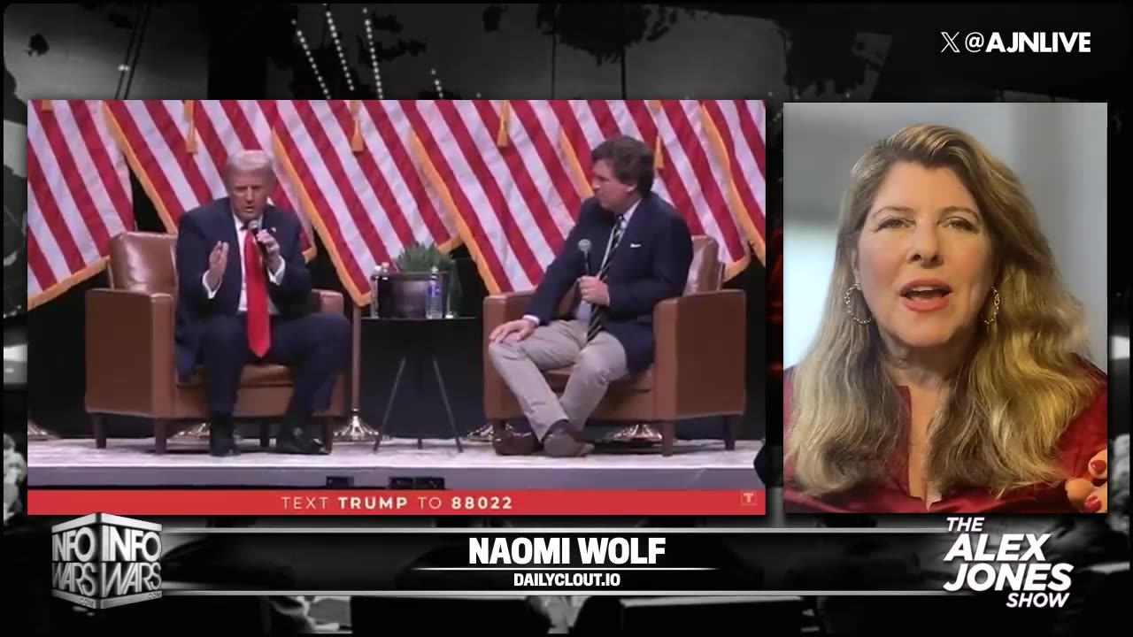 ALEX JONES~Naomi Wolf The ROLE AI Can Play In Human Events