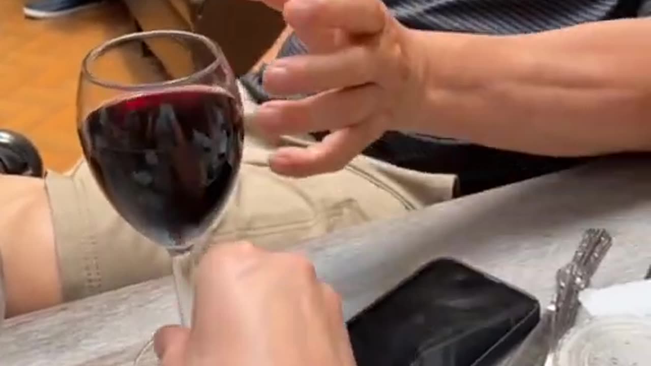 my mom got mad of us after giving my dad a drink