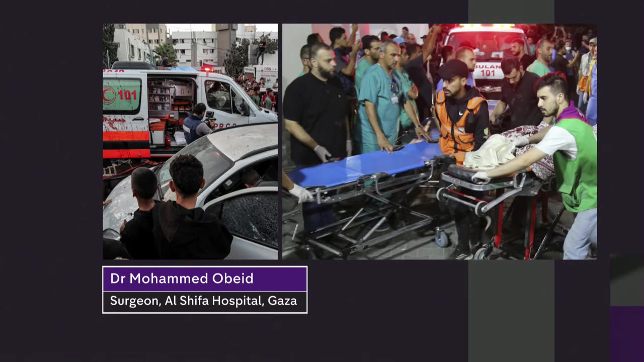 Israeli soldiers close in on Gaza City|| panic at hospitals where thousands had taken shelter