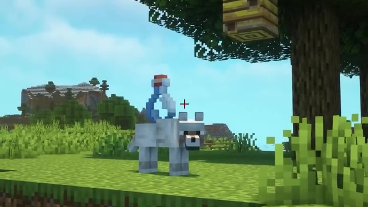 Visiting Dogs Grave in Minecraft