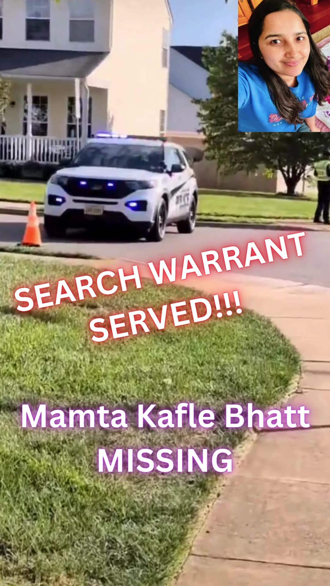 Mamta Kafle Bhatt MISSING SEARCH WARRANT SERVED!