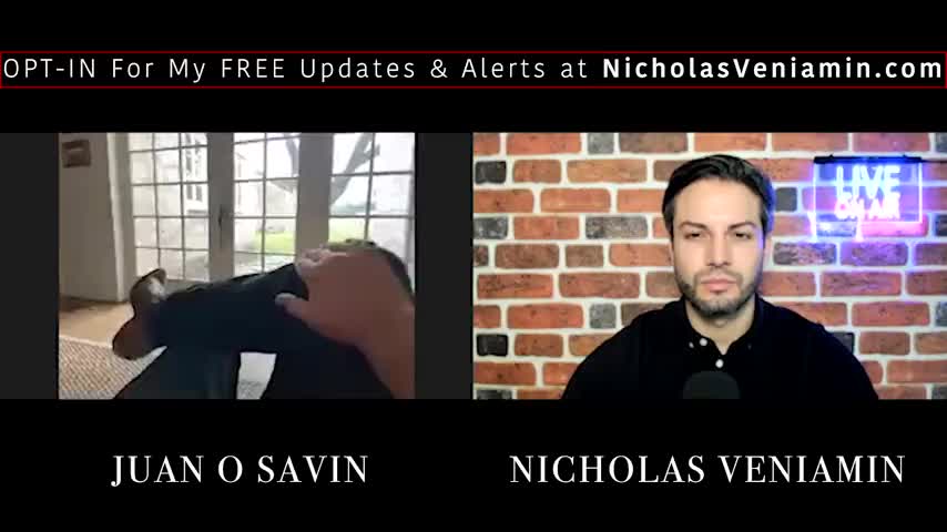 JUAN O' SAVIN EXCLUSIVE INTERVIEW WITH NICHOLAS VENIAMIN